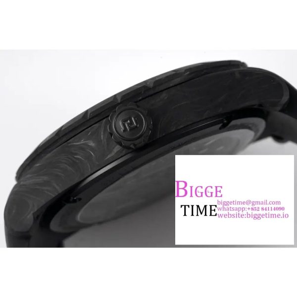 Excalibur Tourbillon 45m Black Openwork Black Rubber Strap JBF Tourb - Image 9