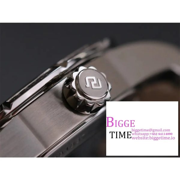 Excalibur Tourbillon 45m Diamond Bezel Black Openwork Black Leather Strap JBF Tourb - Image 8