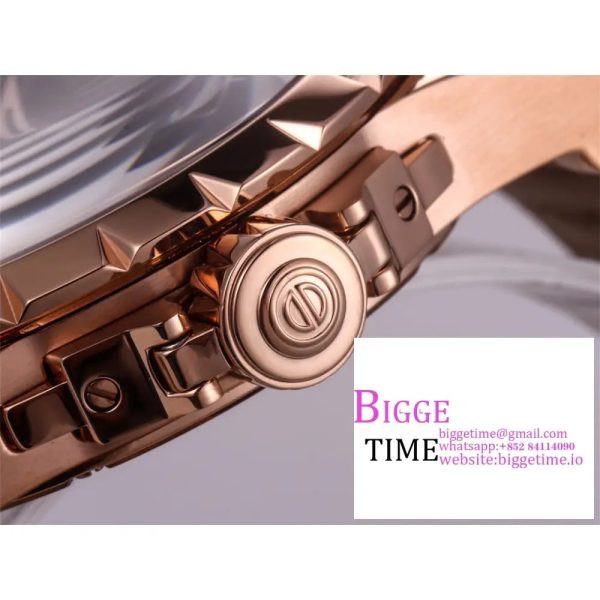 Excalibur Tourbillon 45m RG Black Dial Brown Leather Strap JBF Tourb - Image 8