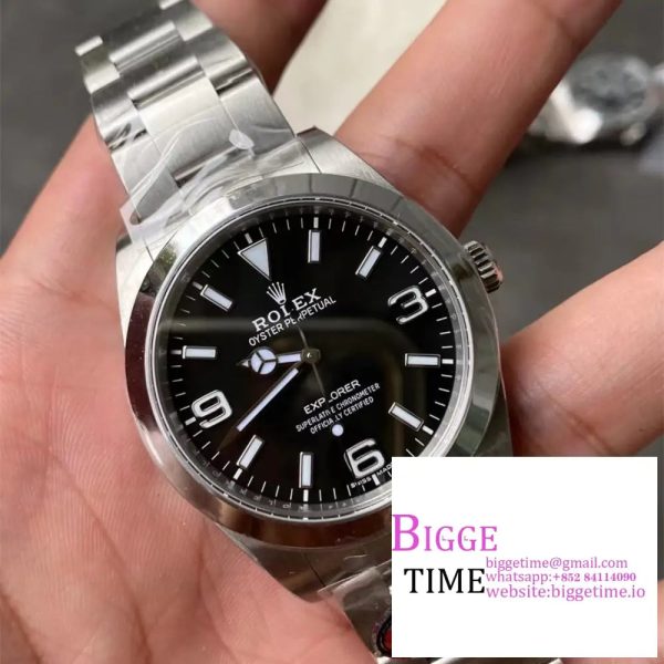 Explorer I 214270 39mm SS/SS Clean 1:1 Best Edition 904L Steel Black Dial VR3132 - Image 5