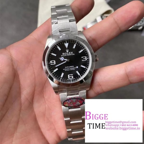 Explorer I 214270 39mm SS/SS Clean 1:1 Best Edition 904L Steel Black Dial VR3132 - Image 4