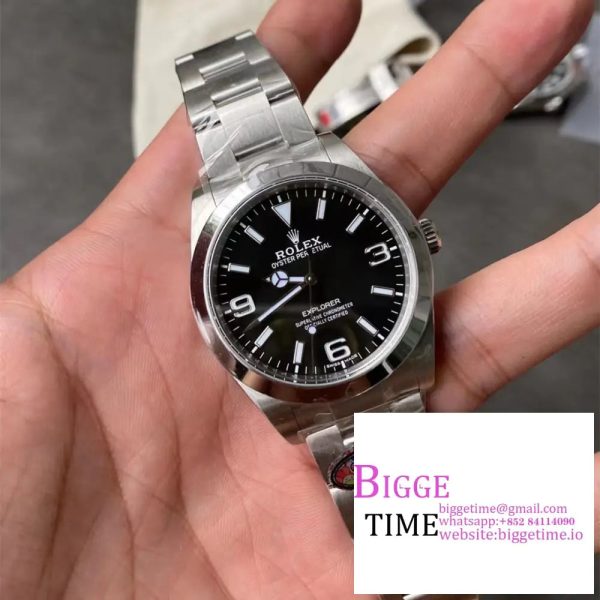 Explorer I 214270 39mm SS/SS Clean 1:1 Best Edition 904L Steel Black Dial VR3132 - Image 3