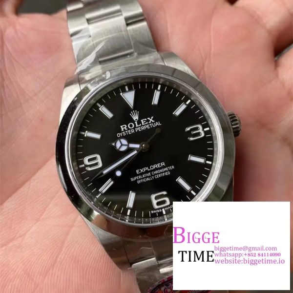 Explorer I 214270 39mm SS/SS Clean 1:1 Best Edition 904L Steel Black Dial VR3132 - Image 2