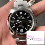 Explorer I 214270 39mm SS/SS Clean 1:1 Best Edition 904L Steel Black Dial VR3132