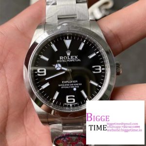 Explorer I 214270 39mm SS/SS Clean 1:1 Best Edition 904L Steel Black Dial VR3132