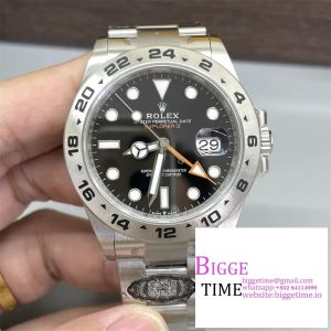 Explorer II 42mm 226570 904L SS Clean Factory 1:1 Best Edition Black Dial on Bracelet DD3285 CHS