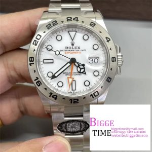 Explorer II 42mm 226570 904L SS Clean Factory 1:1 Best Edition White Dial on Bracelet DD3285 CHS