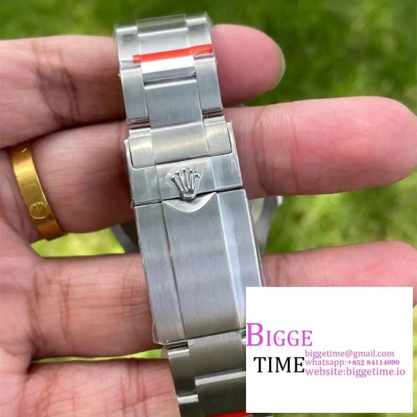 Explorer II 42mm 226570 Black 904L SS V2 GMF 1:1 Best Edition Black Dial on Bracelet  SH3285 (Correct Hand Stack) - Image 7