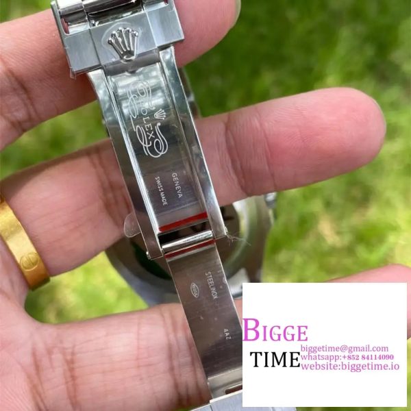 Explorer II 42mm 226570 Black 904L SS V2 GMF 1:1 Best Edition Black Dial on Bracelet  SH3285 (Correct Hand Stack) - Image 8