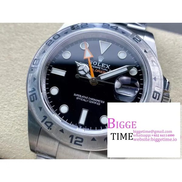 Explorer II 42mm 226570 Black Dial SS Bracelet QF Factory DD3285 - Image 7
