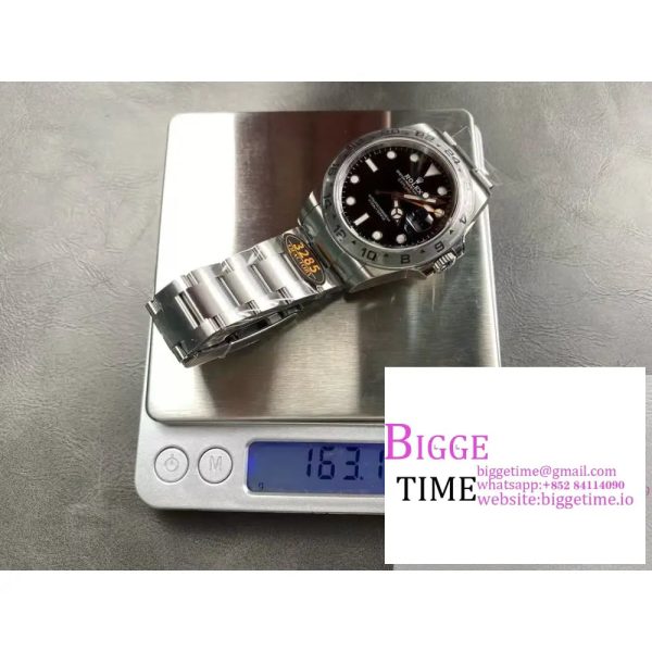 Explorer II 42mm 226570 Black Dial SS Bracelet QF Factory DD3285 - Image 9