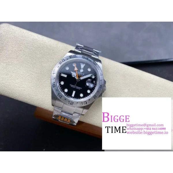 Explorer II 42mm 226570 Black Dial SS Bracelet QF Factory DD3285 - Image 2