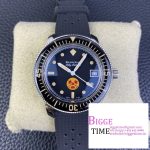 Fifty Fathoms 5008D No Rad SS 1:1 GSF Best Edition Black Dial on Black Rubber Strap A1151