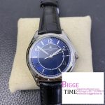 Fiftysix SS 40mm ZF 1:1 Best Edition Blue Dial on Black Leather Strap A1326
