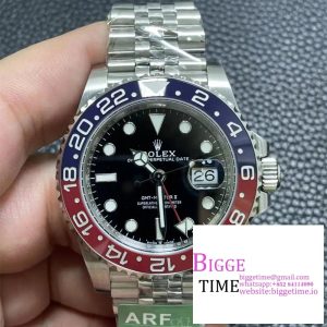 GMT Master II 126710 904L SS ARF Pepsi Bezel 1:1 Best Edition on Jubilee Bracelet VR3285