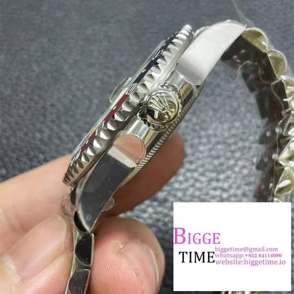 GMT Master II 126710 904L SS ARF Pepsi Bezel 1:1 Best Edition on Jubilee Bracelet VR3285 - Image 9