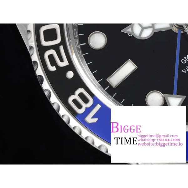 GMT-Master II 126710 BLNR 904L Black/Blue Ceramic Bezel Jubilee Bracelet C+F DD3285 - Image 5