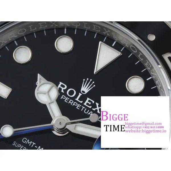 GMT-Master II 126710 BLNR 904L Black/Blue Ceramic Bezel Jubilee Bracelet C+F DD3285 - Image 4