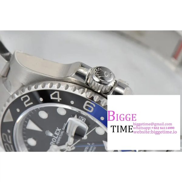 GMT-Master II 126710 BLNR Black/Blue Ceramic 904L Steel Clean Factory Best Edition on Oyster Bracelet DD3285 CHS - Image 4