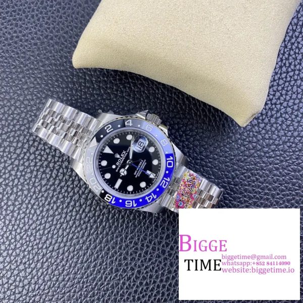 GMT-Master II 126710 BLNR Black/Blue Ceramic 904L Steel Clean Factory Best Edition on Oyster Bracelet DD3285 CHS - Image 7