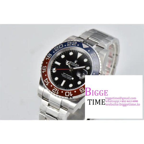 GMT-Master II 126710 BLRO Red/Blue Ceramic 904L Steel Clean Factory Best Edition on Oyster Bracelet DD3285 CHS - Image 6