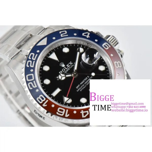 GMT-Master II 126710 BLRO Red/Blue Ceramic 904L Steel Clean Factory Best Edition on Oyster Bracelet DD3285 CHS - Image 5