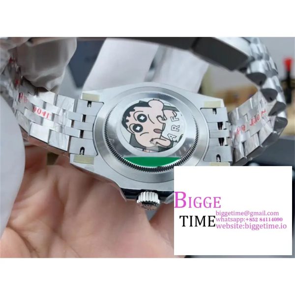GMT-Master II 126710 GRNR 904L Black/Grey Ceramic Bezel Jubilee Bracelet ARF SH3285 - Image 10