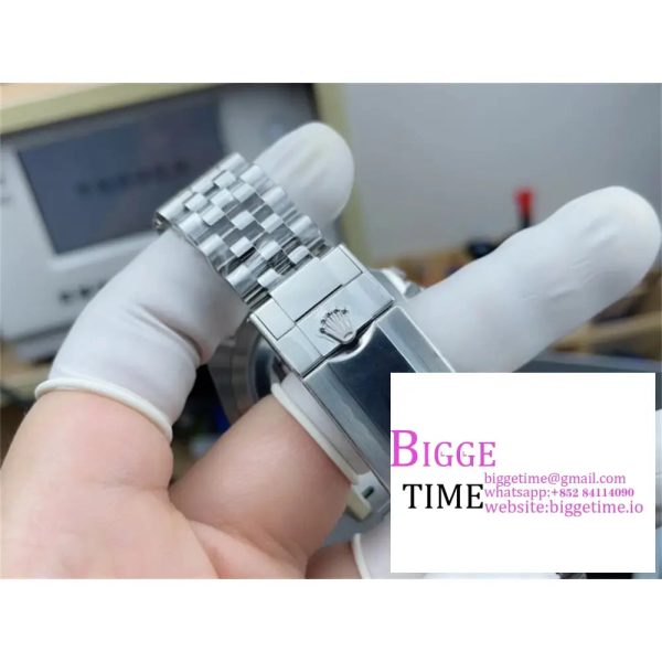 GMT-Master II 126710 GRNR 904L Black/Grey Ceramic Bezel Jubilee Bracelet ARF SH3285 - Image 8