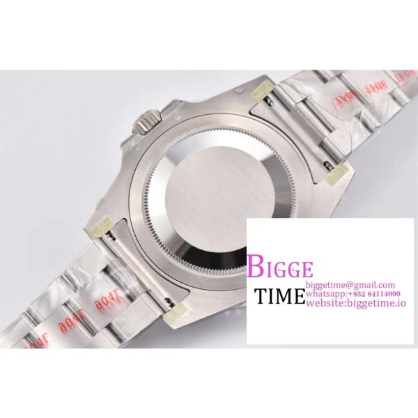 GMT-Master II 126710 GRNR Black/Gray Ceramic 904L Steel Clean 1:1 Best Edition on Oyster Strap DD3285 - Image 8