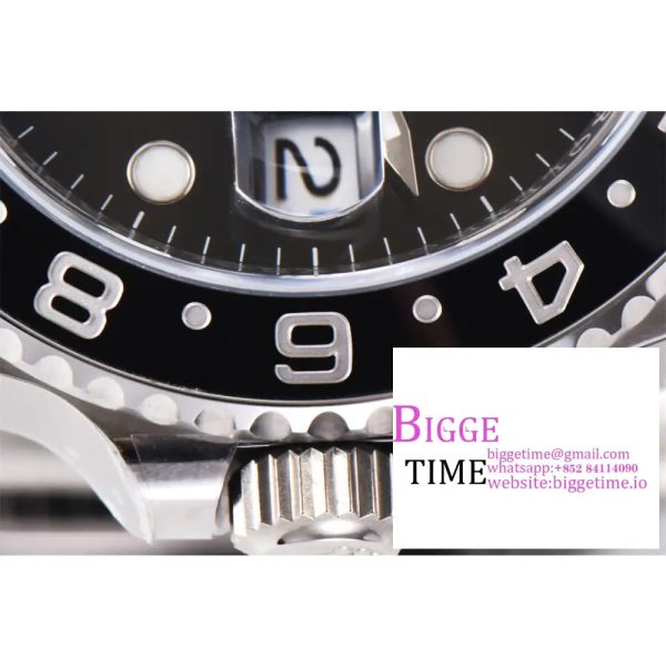 GMT-Master II 126710 GRNR Black/Gray Ceramic 904L Steel Clean 1:1 Best Edition on Oyster Strap DD3285 - Image 2