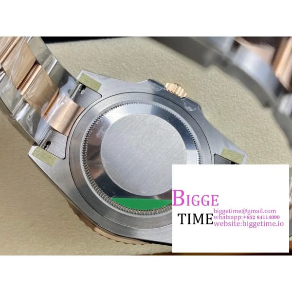 GMT-Master II 126711 CHNR Root Beer 904L Black/Brown Ceramic Bezel RG/SS Oyster Bracelet C+F DD3285 - Image 9