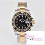 GMT Master II 126713 SS Clean 1:1 Best Edition Black Dial on YG/SS Jubilee Bracelet DD3285