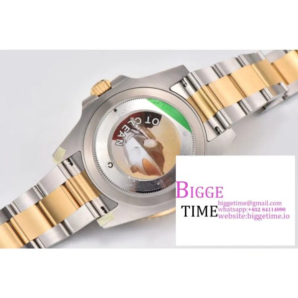 GMT Master II 126713 SS Clean 1:1 Best Edition Black Dial on YG/SS Jubilee Bracelet DD3285 - Image 3