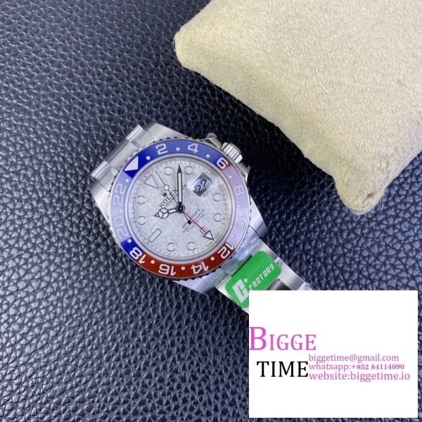 GMT-Master II 126719BLRO 904L Blue/Red Ceramic Bezel Meteorite Dial Oyster Bracelet C+F DD3285 - Image 3