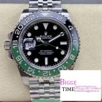 GMT-Master II 126720 VTNR 904L Sprite Black/Green Ceramic Bezel Jubilee Bracelet C+F DD3285
