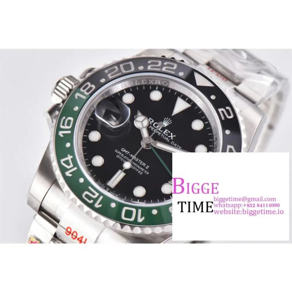 GMT Master II 126720 VTNR 904L SS Clean Factory 1:1 Best Edition on Oyster Bracelet DD3285 CHS - Image 8
