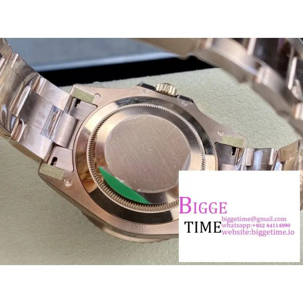 GMT-Master II RG 126715 CHNR 904L Black/Brown Ceramic Bezel RG Oyster Bracelet C+F DD3285 - Image 9