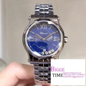 Happy Sport 30mm Blue Dial SS Bracelet NRF A2892
