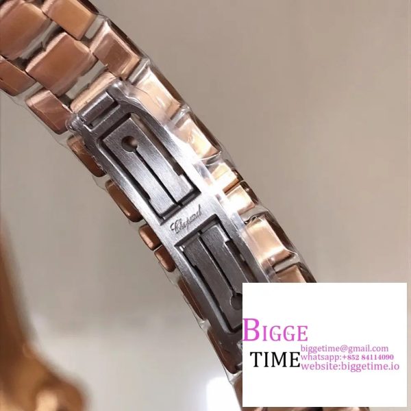 Happy Sport 30mm Diamond Bezel RG White Dial RG Bracelet NRF A2892 - Image 7