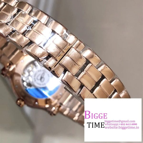 Happy Sport 30mm Diamond Bezel RG White Dial RG Bracelet NRF A2892 - Image 8