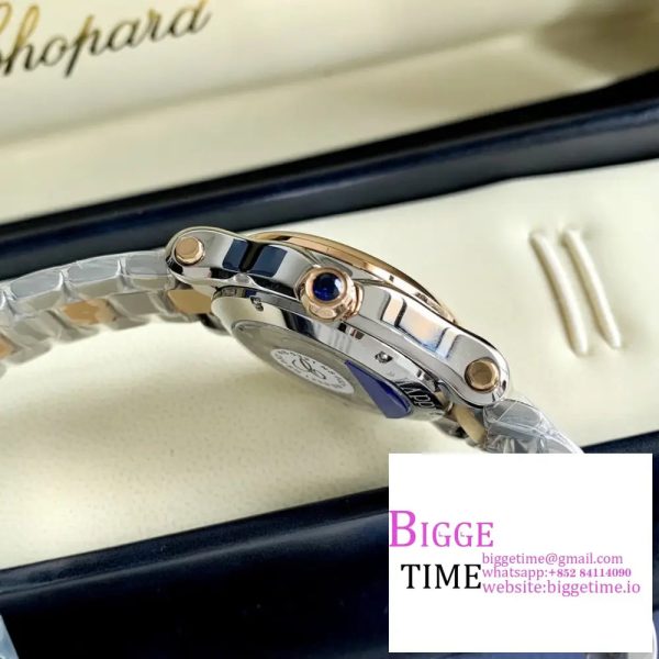 Happy Sport 30mm RG/SS Champagne Dial RG/SS Bracelet NRF A2892 - Image 6