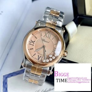 Happy Sport 30mm RG/SS Champagne Dial RG/SS Bracelet NRF A2892