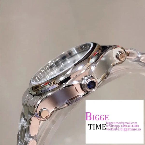Happy Sport 30mm White Dial SS Bracelet NRF A2892 - Image 5