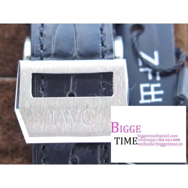 IWC Big Pilot 46mm IW500912 Silver Dial Brown Leather Strap ZF A51111 - Image 9