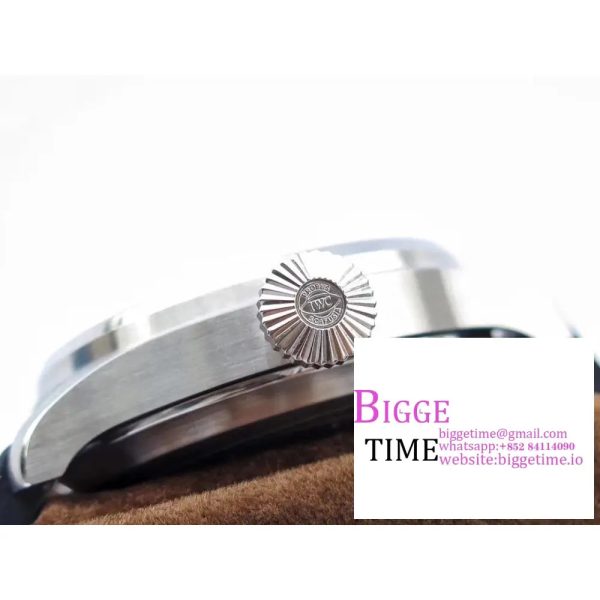 IWC Big Pilot 46mm IW500912 Silver Dial Brown Leather Strap ZF A51111 - Image 6