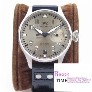 IWC Big Pilot 46mm IW500912 Silver Dial Brown Leather Strap ZF A51111