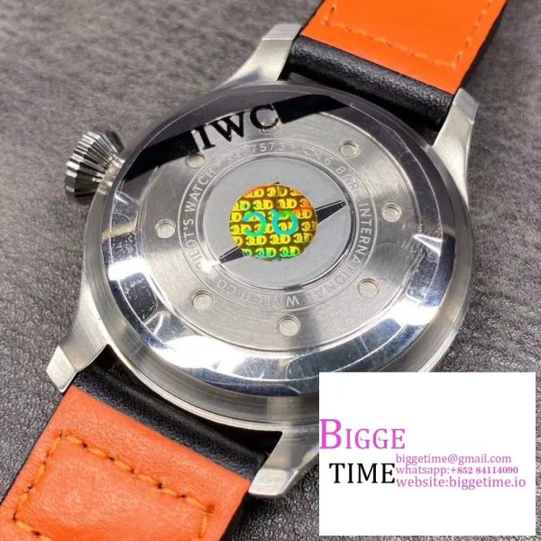 IWC Big Pilot 46mm IW501001 Black Dial Black Leather Strap ZF A51111 - Image 4