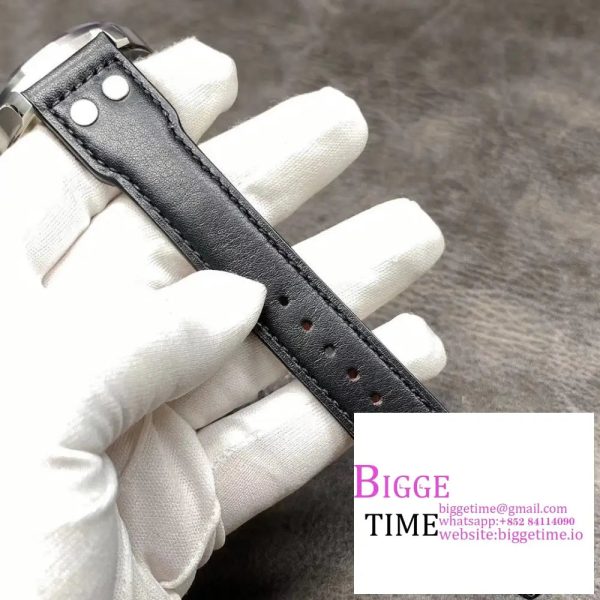 IWC Big Pilot 46mm IW501001 Black Dial Black Leather Strap ZF A51111 - Image 5