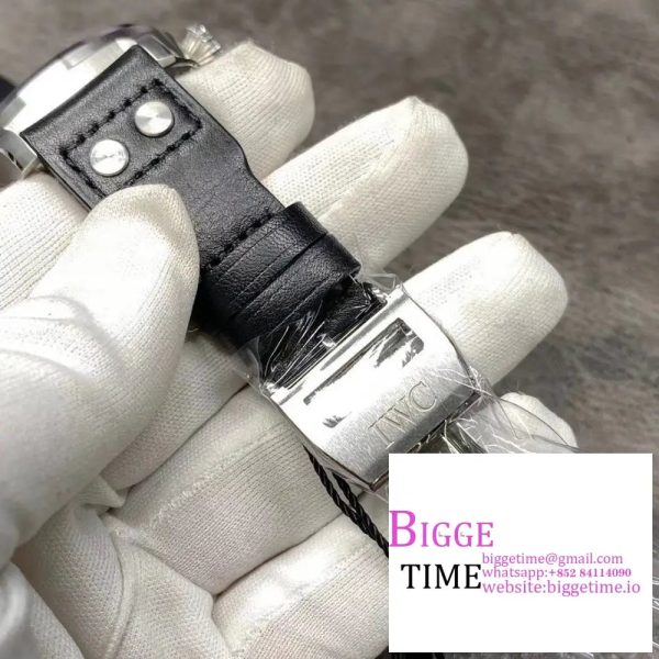 IWC Big Pilot 46mm IW501001 Black Dial Black Leather Strap ZF A51111 - Image 8