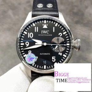 IWC Big Pilot 46mm IW501001 Black Dial Black Leather Strap ZF A51111